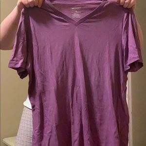Men’s purple v neck